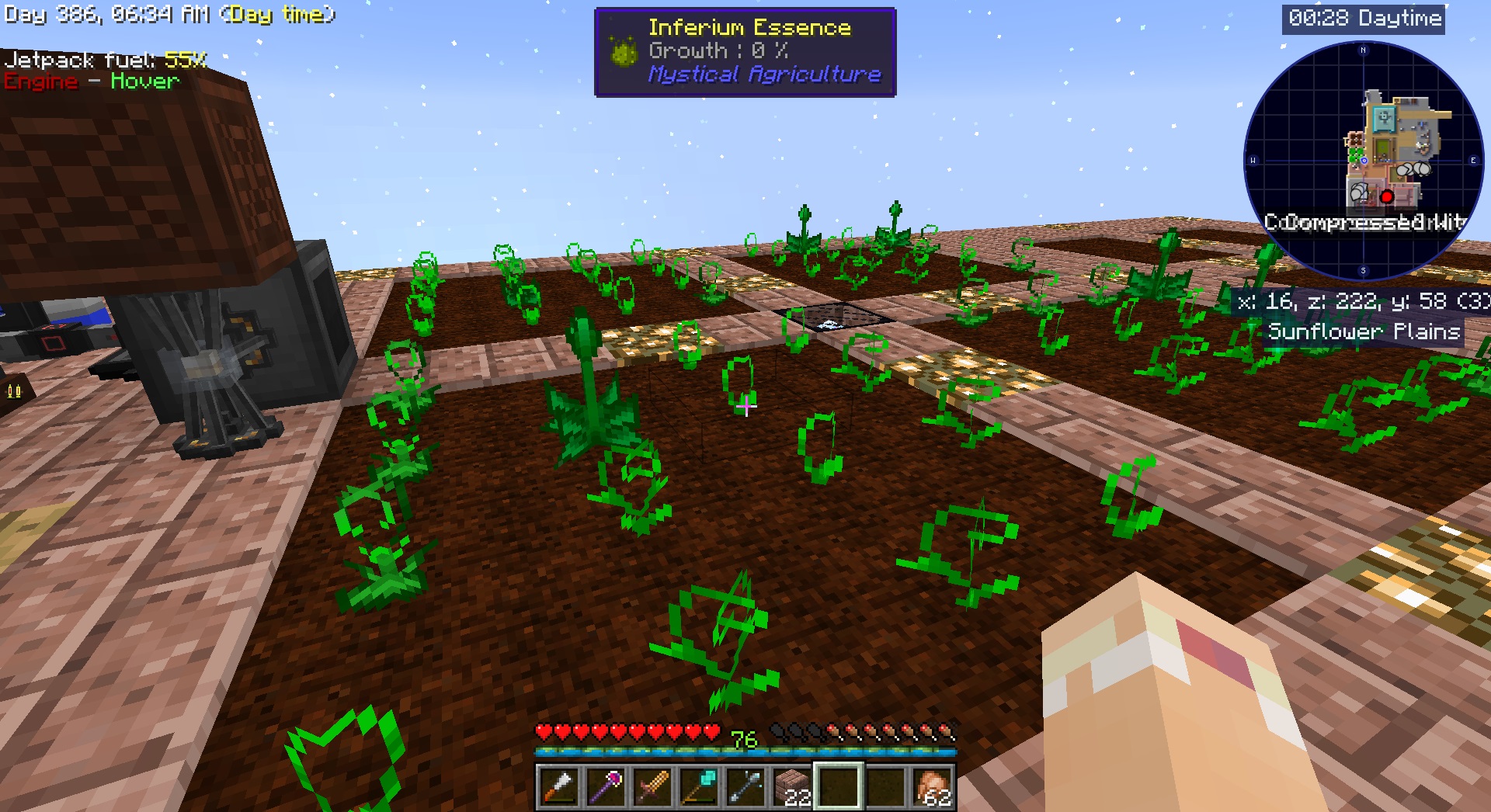 Skyfactory 4 Mystical Agriculture