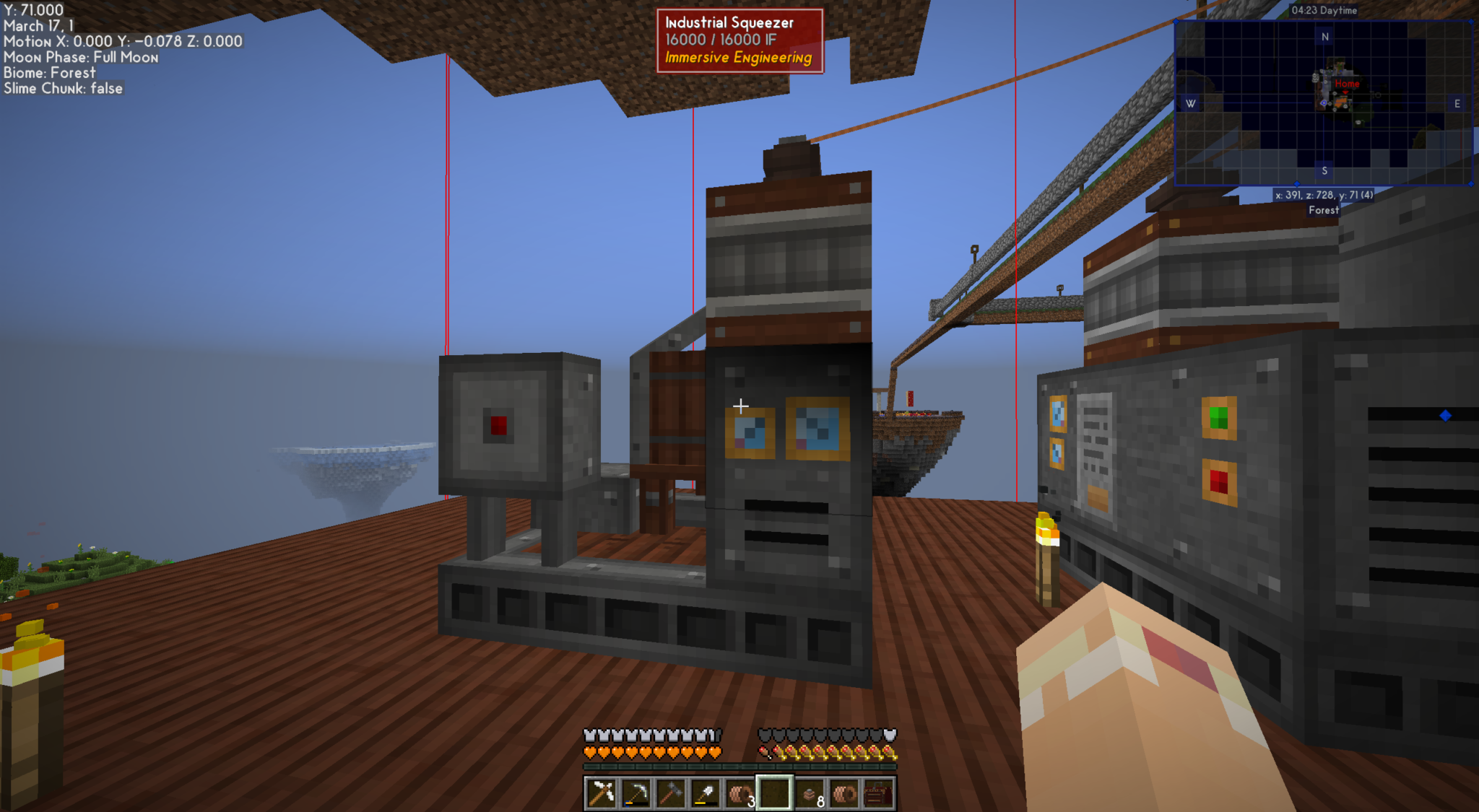 【SevTech SKY】21 Immersive EngineeringのArc Furnaceとか ak's